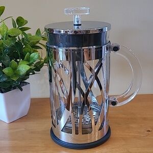 STARBUCKS BODUM Coffee French Press 8 Cup Capacity with Chrome Lattice Holder